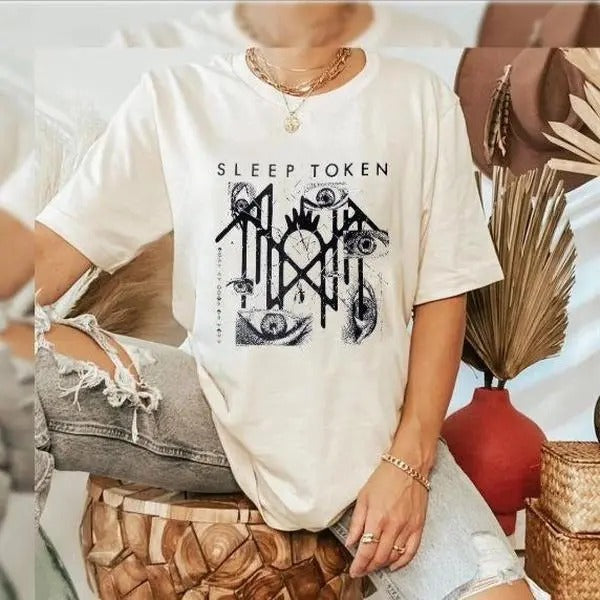 Sleep Token Take Me Back Eden Smoke Rock Band - Adult & Kids T-Shirts, Sweatshirts & Hoodies apparel design preview 1