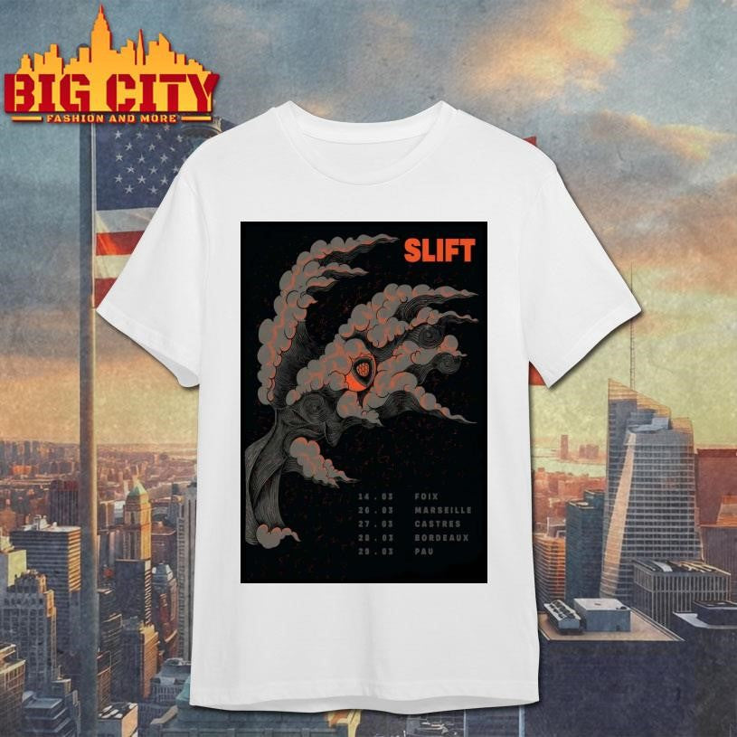 Slift France 2026 Tour Poster - Adult & Kids T-Shirts, Sweatshirts & Hoodies apparel design preview 1