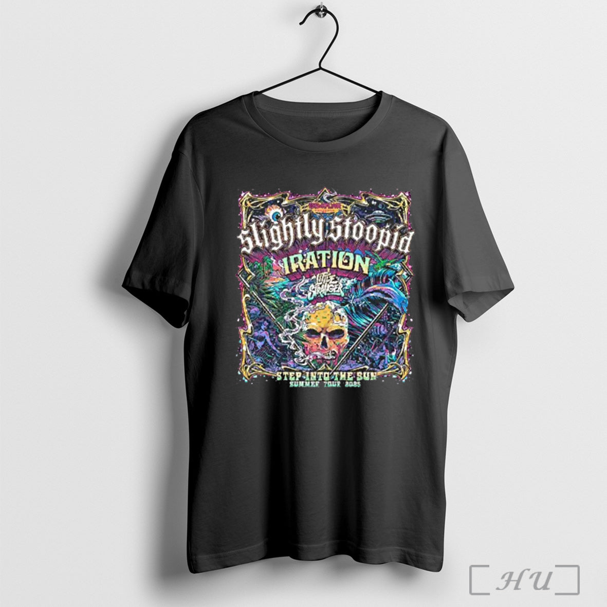Slightly Stoopid Iration 2025 Tour Step Into The Sun - Adult & Kids T-Shirts, Sweatshirts & Hoodies apparel design preview 1