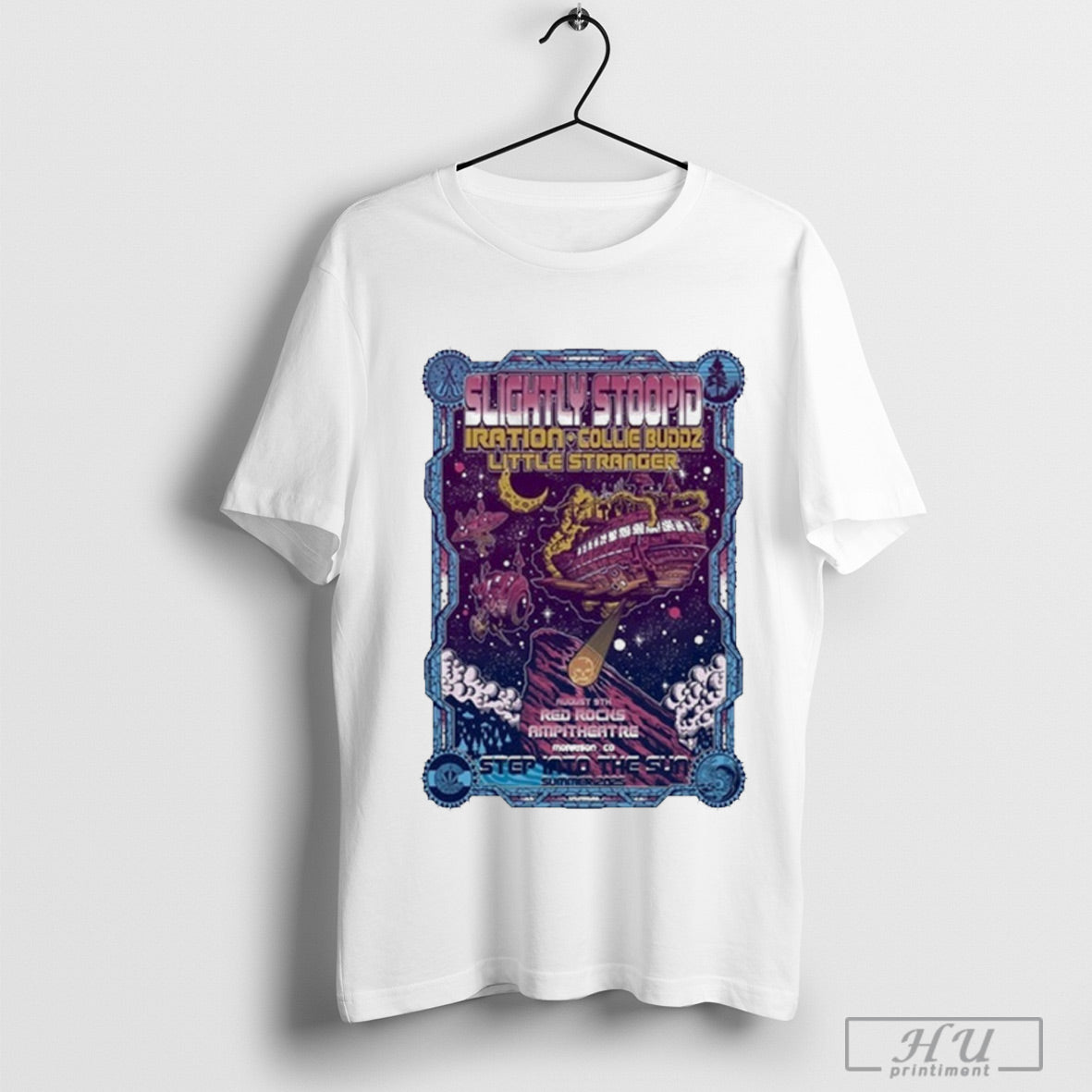 Slightly Stoopid Red Rocks On Aug 9 2025 - Adult & Kids T-Shirts, Sweatshirts & Hoodies apparel design preview 1