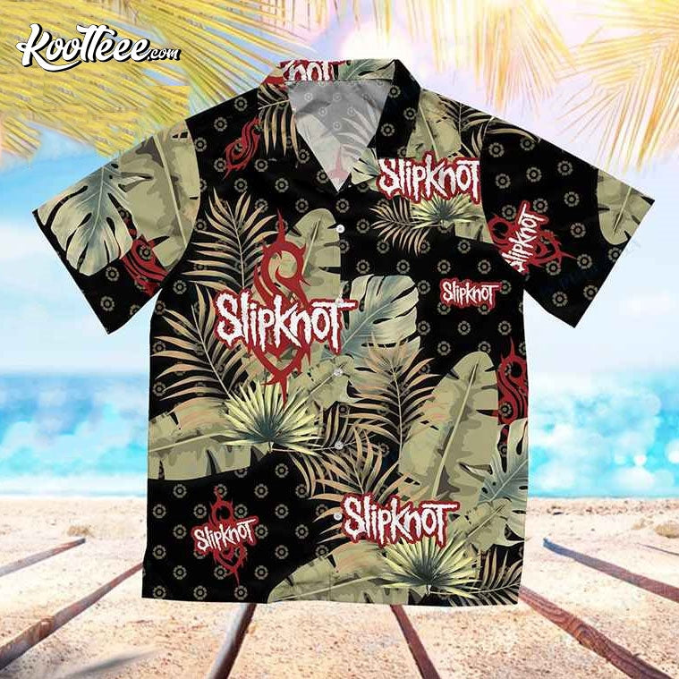 Slipknot Logo With Tree Tropical Hawaiian - Adult & Kids T-Shirts, Sweatshirts & Hoodies apparel design preview 1