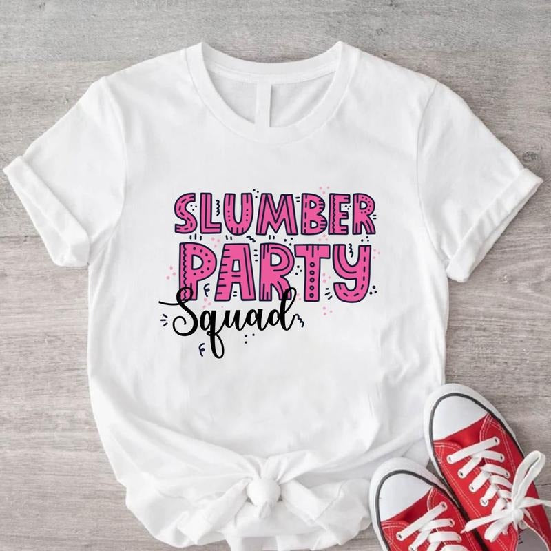 Slumber Party Squad Matching Friends Celebration - Adult & Kids T-Shirts, Sweatshirts & Hoodies apparel design preview 1