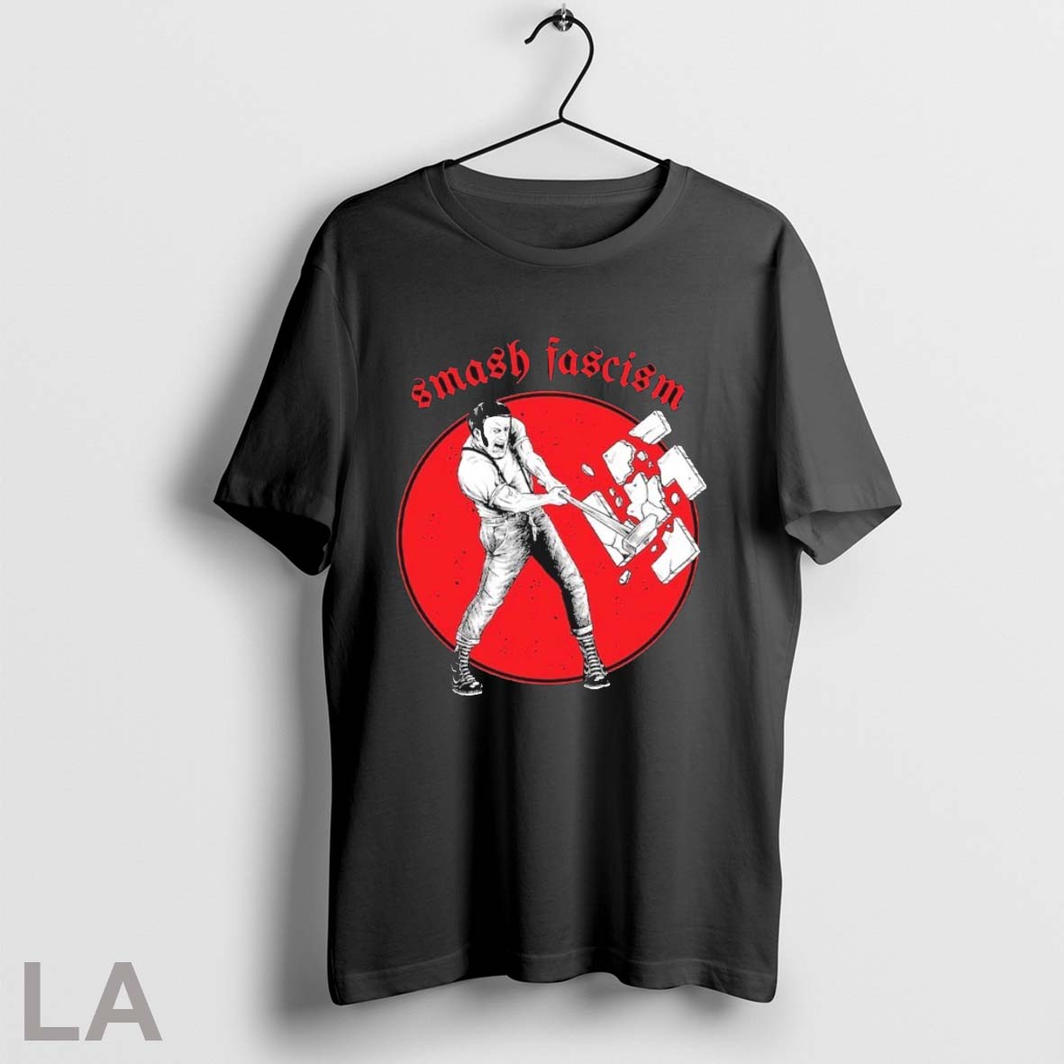 Smash Fascism Nazis - Adult & Kids T-Shirts, Sweatshirts & Hoodies apparel design preview 1