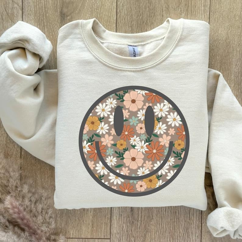 Smiling Face Happy Be Cotton Menswear Polyester - Adult & Kids T-Shirts, Sweatshirts & Hoodies apparel design preview 1