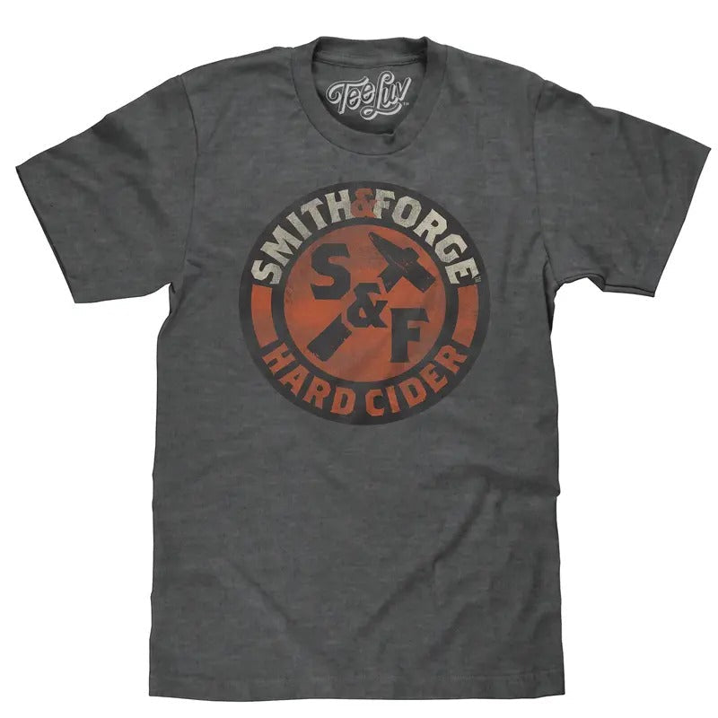 Smith Forge Hard Cider Logo Gray - Adult & Kids T-Shirts, Sweatshirts & Hoodies apparel design preview 1