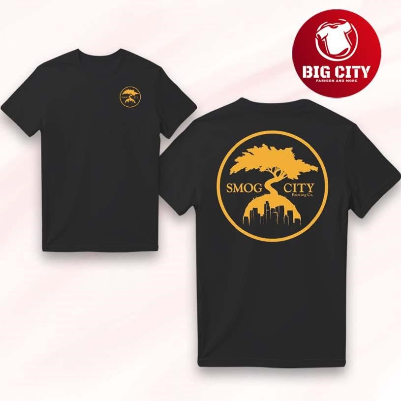 Smog City Brewing Co Two Sided - Adult & Kids T-Shirts, Sweatshirts & Hoodies apparel design preview 1