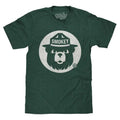 Smokey Bear Retro Mascot Forest Green - Adult & Kids T-Shirts, Sweatshirts & Hoodies apparel design preview 1