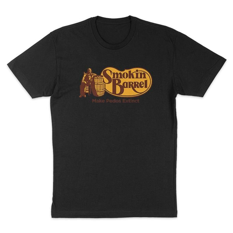 Smokin' Barrel Funny Dark Humor - Adult & Kids T-Shirts, Sweatshirts & Hoodies apparel design preview 1