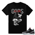 Sneaker Black Cement 3 Match Gods Plan Classic - Adult & Kids T-Shirts, Sweatshirts & Hoodies apparel design preview 1
