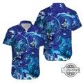 Snowflakes Blue Dragon Tropical Hawaiian 131 Aloha - Adult & Kids T-Shirts, Sweatshirts & Hoodies apparel design preview 1