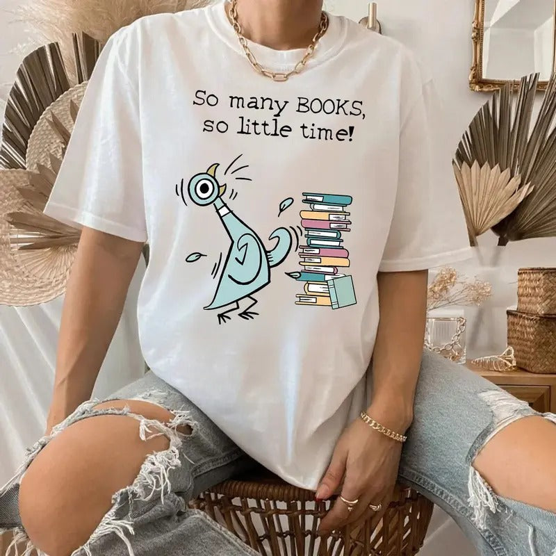 So Many Books Little Time Read More Book Good Day - Adult & Kids T-Shirts, Sweatshirts & Hoodies apparel design preview 1
