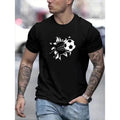 Soccer Print Creative Top Casual Short Sleeve Crew - Adult & Kids T-Shirts, Sweatshirts & Hoodies apparel design preview 1