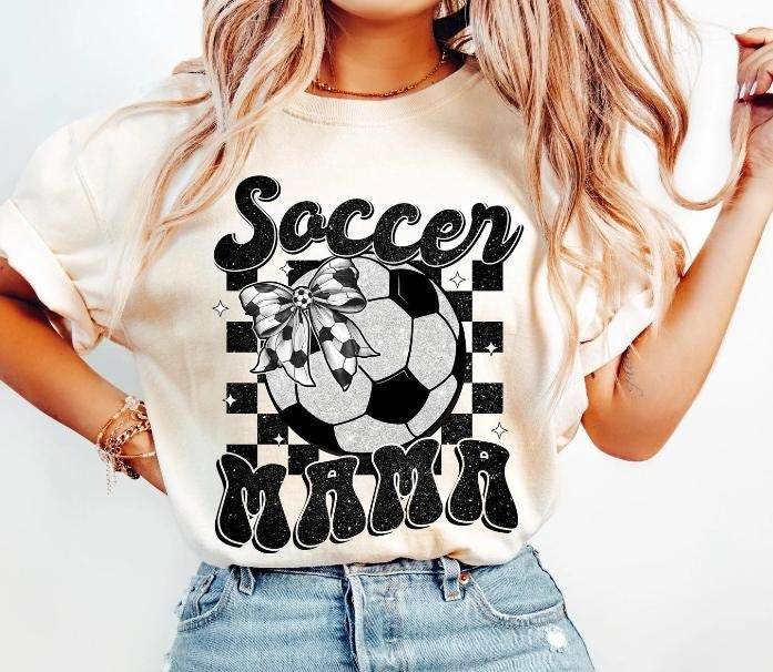 Soccer Mama DTF Transfers THIS IS NOT - Adult & Kids T-Shirts, Sweatshirts & Hoodies apparel design preview 1