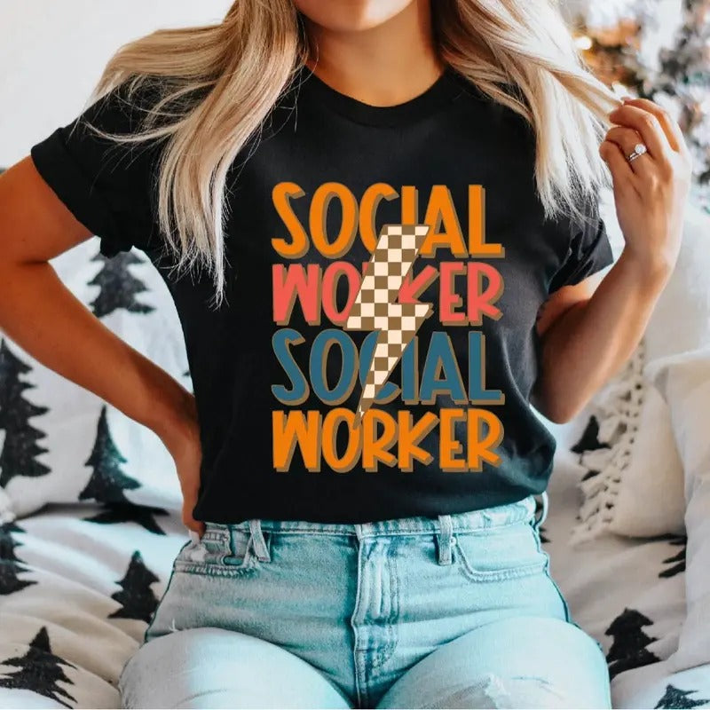 Social Worker Mental Health School Counselor - Adult & Kids T-Shirts, Sweatshirts & Hoodies apparel design preview 1