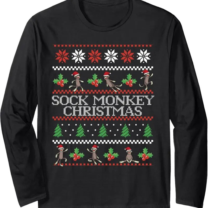 Sock Monkey Ugly - Adult & Kids T-Shirts, Sweatshirts & Hoodies apparel design preview 1
