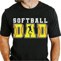 Softball Dad Daddy Retro Sports - Adult & Kids T-Shirts, Sweatshirts & Hoodies apparel design preview 1