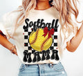 Softball Mama DTF Transfers THIS IS NOT - Adult & Kids T-Shirts, Sweatshirts & Hoodies apparel design preview 1