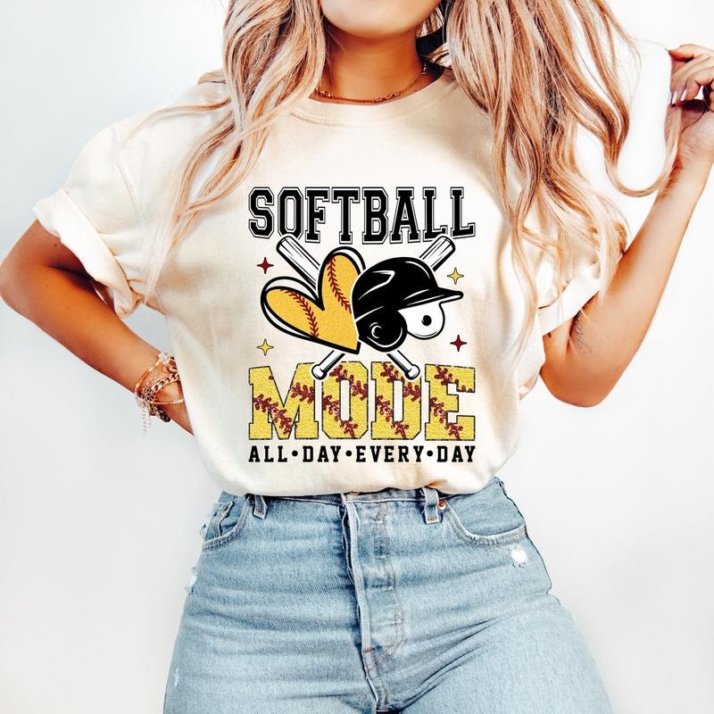 Softball Mama Sports Mom Team - Adult & Kids T-Shirts, Sweatshirts & Hoodies apparel design preview 1