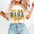Softball Mama Vintage Coquette Mom Game Day - Adult & Kids T-Shirts, Sweatshirts & Hoodies apparel design preview 1