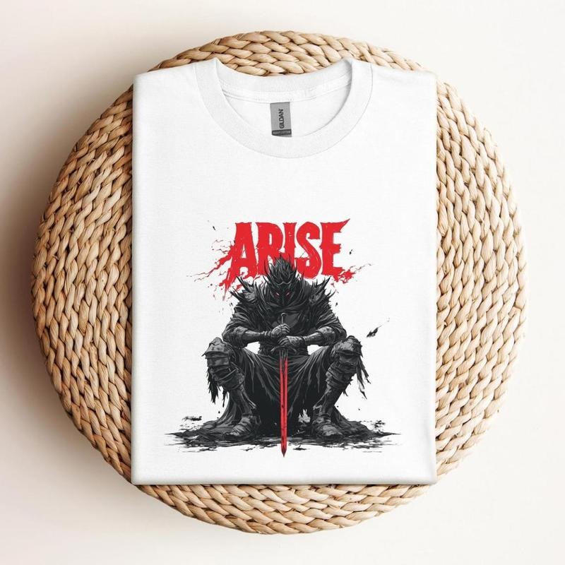 Solo Leveling "ARISE" Igris Fanart Shadow Monarch - Adult & Kids T-Shirts, Sweatshirts & Hoodies apparel design preview 1