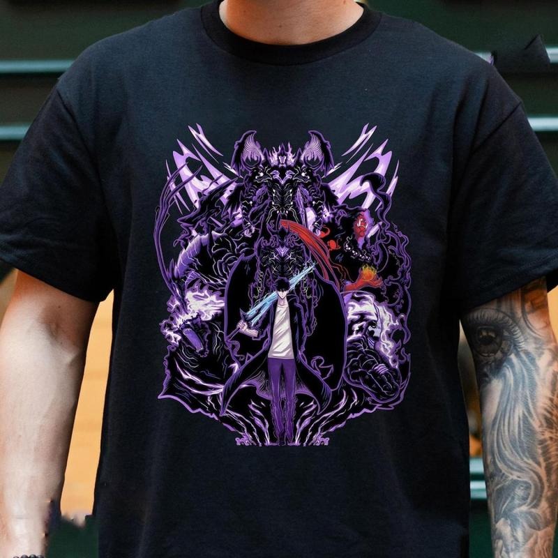 Solo Leveling Anime Gothic Sun Jing Woo Viral - Adult & Kids T-Shirts, Sweatshirts & Hoodies apparel design preview 1