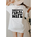 Somebody'S Feral Wife Sarcastic Ass Mama Funny Wifey - Adult & Kids T-Shirts, Sweatshirts & Hoodies apparel design preview 1