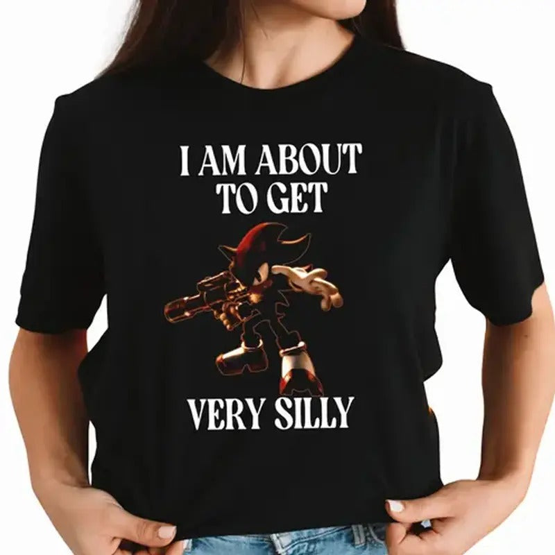 Son!C I Am About Get Very Silly Funny Shadow Meme - Adult & Kids T-Shirts, Sweatshirts & Hoodies apparel design preview 1