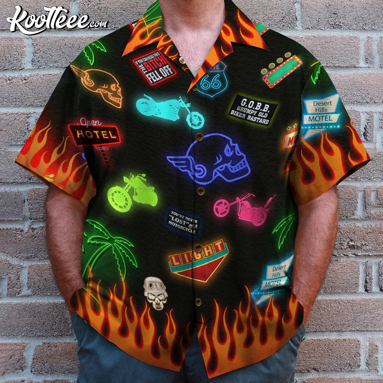 Sons Of Arthritis Ibuprofen Chapter Biker Neon Light - Adult & Kids T-Shirts, Sweatshirts & Hoodies apparel design preview 1