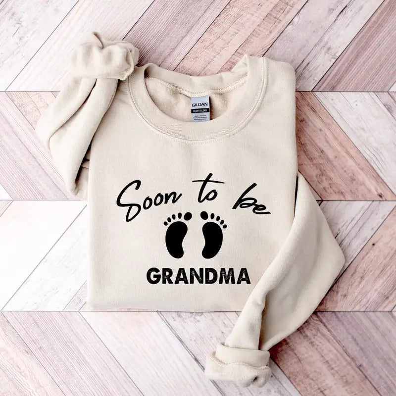 Soon Be Grandma Fabric Soft Day - Adult & Kids T-Shirts, Sweatshirts & Hoodies apparel design preview 1