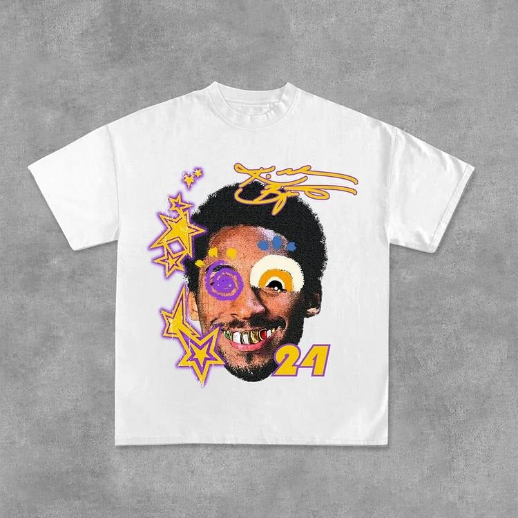 Sopula Casual Kobe Bryant Graffiti Portrait Print - Adult & Kids T-Shirts, Sweatshirts & Hoodies apparel design preview 1