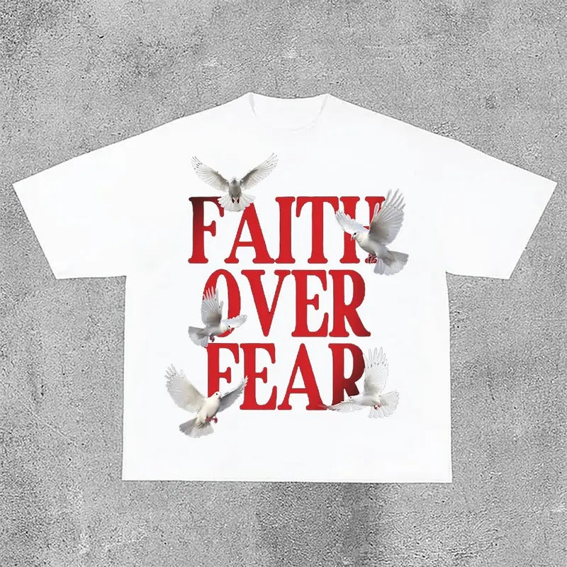 Sopula Casual Short Sleeve Faith Over Fear Print - Adult & Kids T-Shirts, Sweatshirts & Hoodies apparel design preview 1