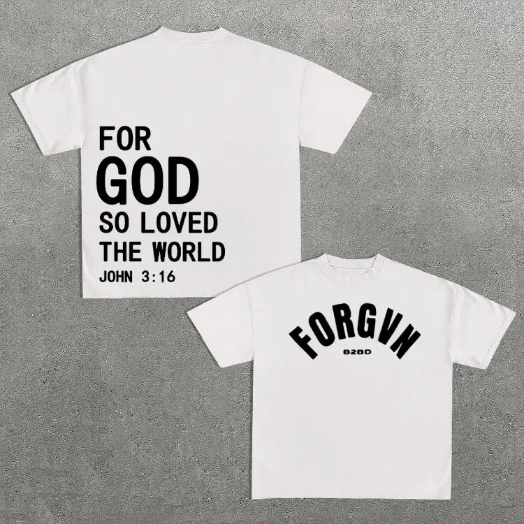 Sopula God So Loved World Print Cotton - Adult & Kids T-Shirts, Sweatshirts & Hoodies apparel design preview 1