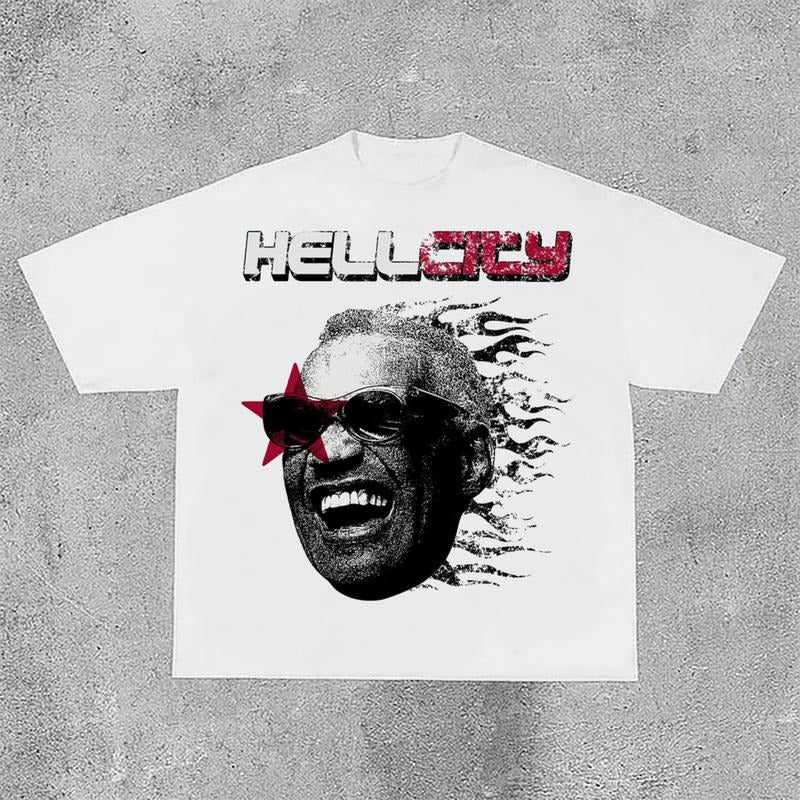 Sopula Hellcity Flame Player Graphics Cotton - Adult & Kids T-Shirts, Sweatshirts & Hoodies apparel design preview 1
