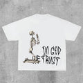 Sopula God We Trust Letters Skull Print Short Sleeve - Adult & Kids T-Shirts, Sweatshirts & Hoodies apparel design preview 1