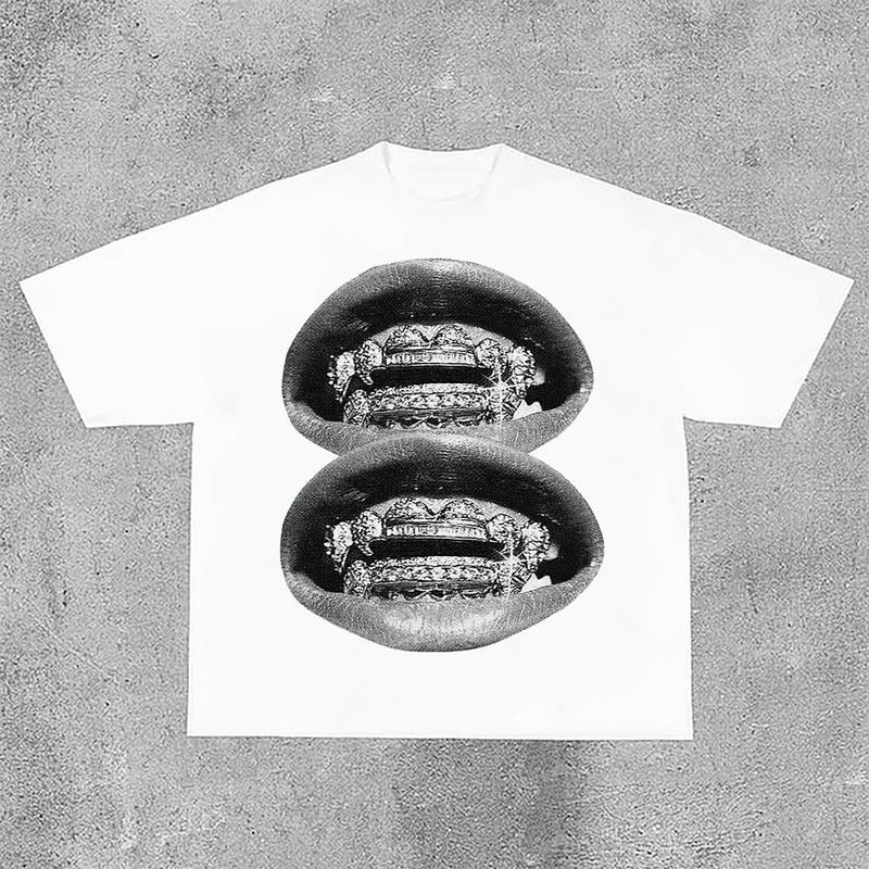 Sopula Lip Print Casual Cotton - Adult & Kids T-Shirts, Sweatshirts & Hoodies apparel design preview 1