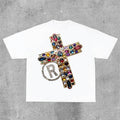 Sopula Vintage Diamond Cross Print Casual Cotton - Adult & Kids T-Shirts, Sweatshirts & Hoodies apparel design preview 1