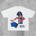 Sopula Vintage SZA SOS Cotton Short Sleeve - Adult & Kids T-Shirts, Sweatshirts & Hoodies apparel design preview 1