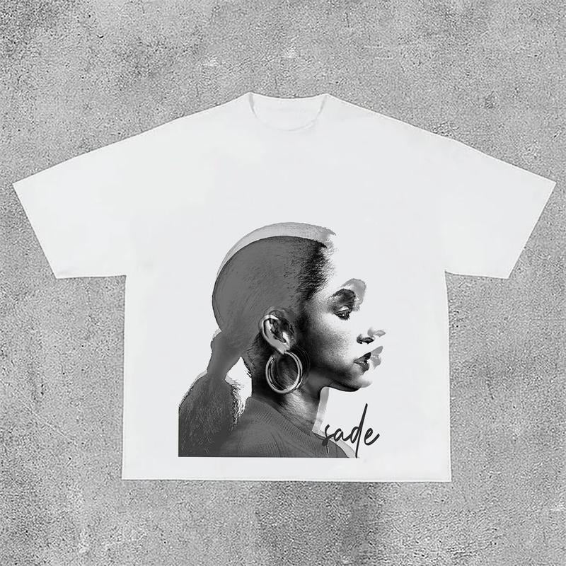 Sopula Vintage Sade Adu Print Cotton - Adult & Kids T-Shirts, Sweatshirts & Hoodies apparel design preview 1