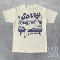 Sorry Got Plans Retro Vintage Kitten Nostalgia Cat - Adult & Kids T-Shirts, Sweatshirts & Hoodies apparel design preview 1