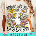 Sorry I'M Late I Was Dilly Dallying Goose Funny Boho - Adult & Kids T-Shirts, Sweatshirts & Hoodies apparel design preview 1