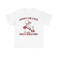 Sorry I'M Late I Was Dilly Dallying Baby Lamb Sheep - Adult & Kids T-Shirts, Sweatshirts & Hoodies apparel design preview 1