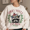Sorry Santa I'Ve Been Feral Season Funny Girl - Adult & Kids T-Shirts, Sweatshirts & Hoodies apparel design preview 1