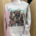 Sorta Classy Always Trashy Short Sleeve - Adult & Kids T-Shirts, Sweatshirts & Hoodies apparel design preview 1