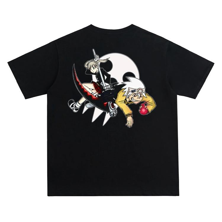 Soul Eater "Maka Albarn" Vintage Anime 100% Cotton - Adult & Kids T-Shirts, Sweatshirts & Hoodies apparel design preview 1