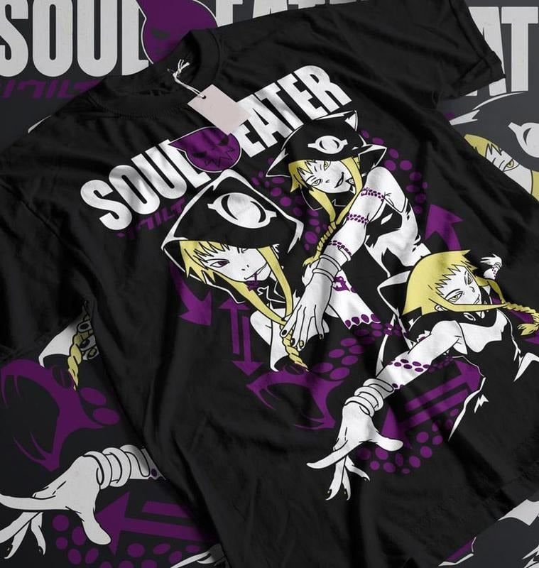 Soul Eater Maka Albarn Franken Stein Anime Medusa - Adult & Kids T-Shirts, Sweatshirts & Hoodies apparel design preview 1