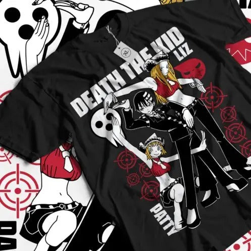Soul Eater Death Kid Japanese Anime Black Star All - Adult & Kids T-Shirts, Sweatshirts & Hoodies apparel design preview 1