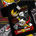 Soul Eater S 4XL Death Kid Japanese Anime Manga Black - Adult & Kids T-Shirts, Sweatshirts & Hoodies apparel design preview 1