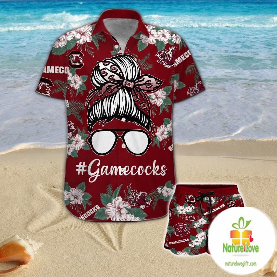 South Carolina Gamecocks Hawaiian for Women Aloha - Adult & Kids T-Shirts, Sweatshirts & Hoodies apparel design preview 1