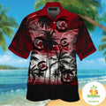 South Carolina Gamecocks Hawaiian Tropical Button Up - Adult & Kids T-Shirts, Sweatshirts & Hoodies apparel design preview 1