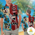Personalized South Carolina Gamecocks Hawaiian - Adult & Kids T-Shirts, Sweatshirts & Hoodies apparel design preview 1